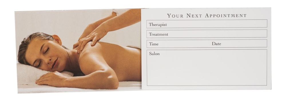 (AP4B) BEAUTY APPT CARD MASSAGE