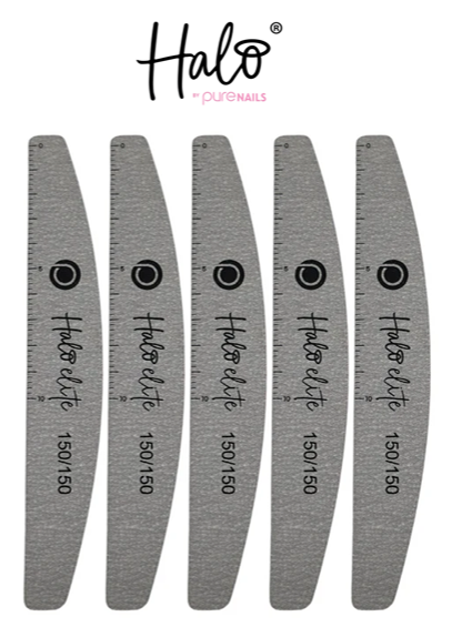 HALO ELITE 150/150 - ZEBRA HALF-MOON FILE (5 PACK)