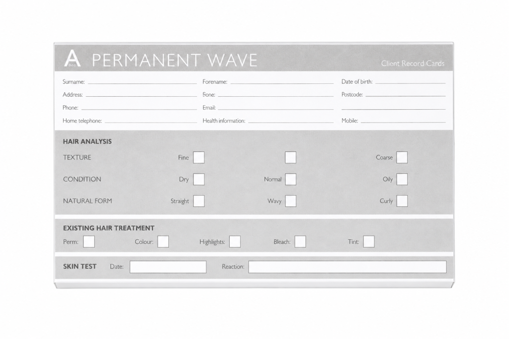 (RC1) RECORD CARDS - PERMING (100 PACK)