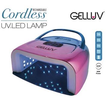 GELLUV LED RECHARGEABLE CORDLESS GEL NAIL LAMP - 60 Watt