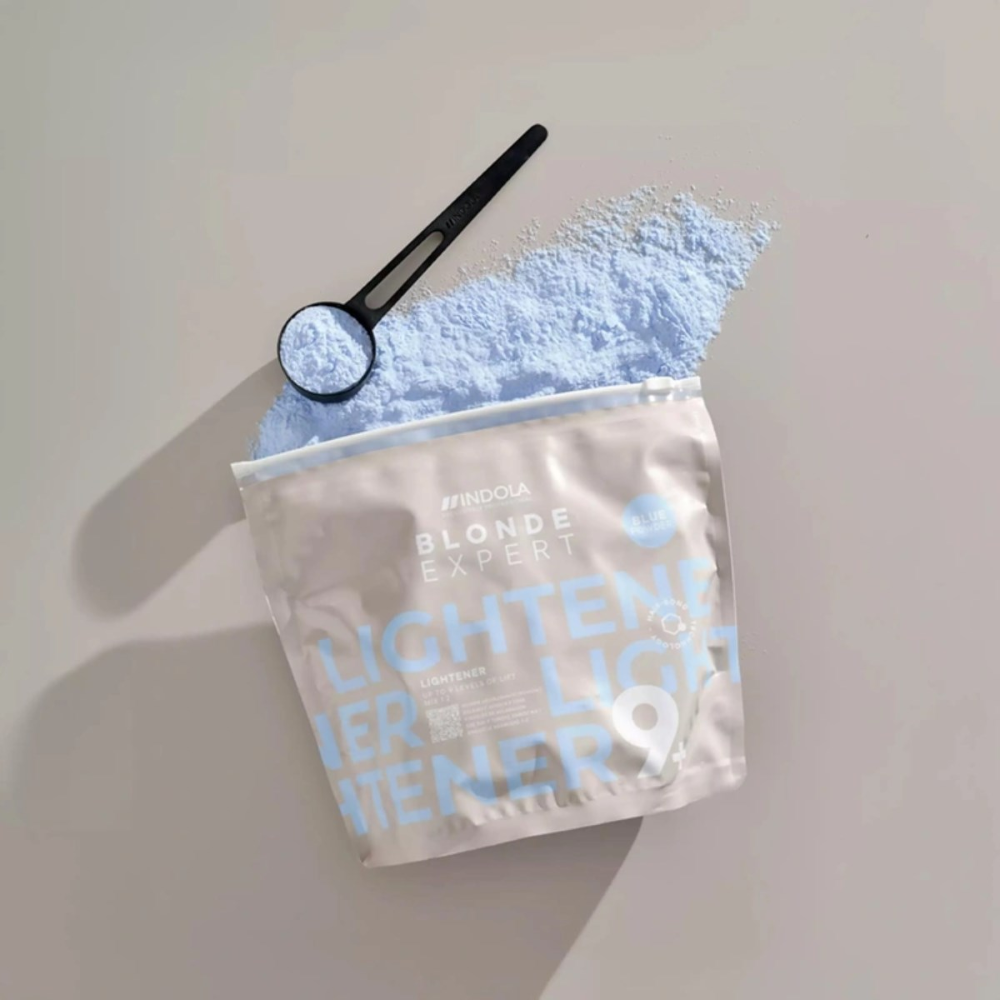 INDOLA BLOND EXPERT POWDER BLEACH BLUE 9+ 450G - Image 2