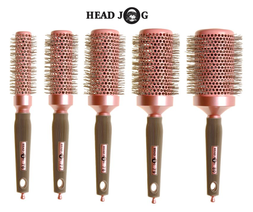 HEAD JOG PINK IONIC CERAMIC RADIAL BRUSH