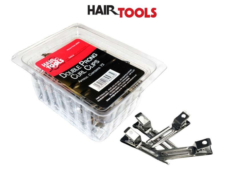 HAIR TOOLS DOUBLE PRONG CURL CLIPS