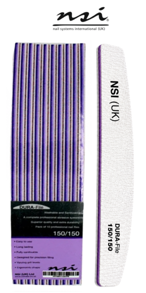 NSI DURA-FILE 150/150 GRIT - LILAC
