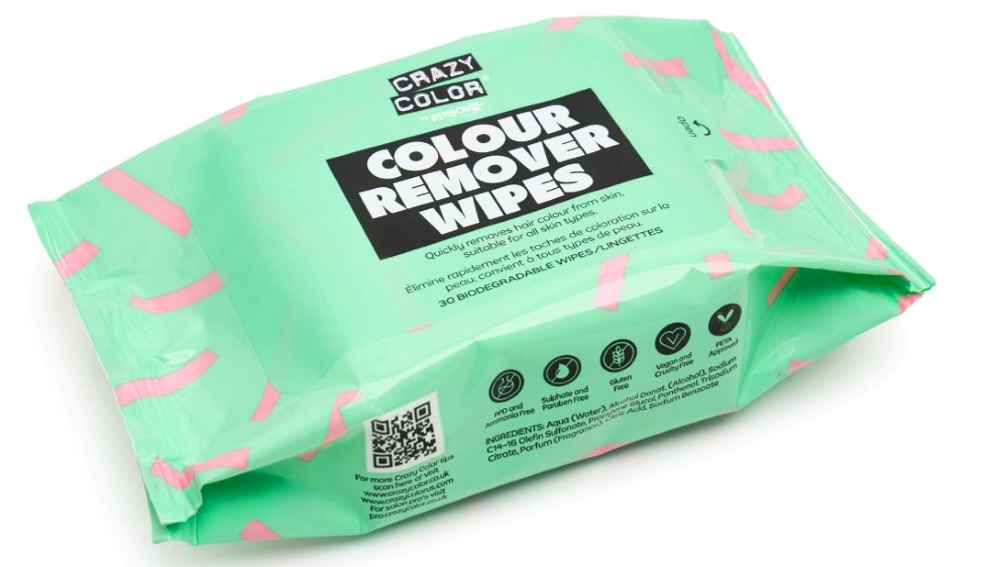 CRAZY COLOUR - COLOUR REMOVER WIPES