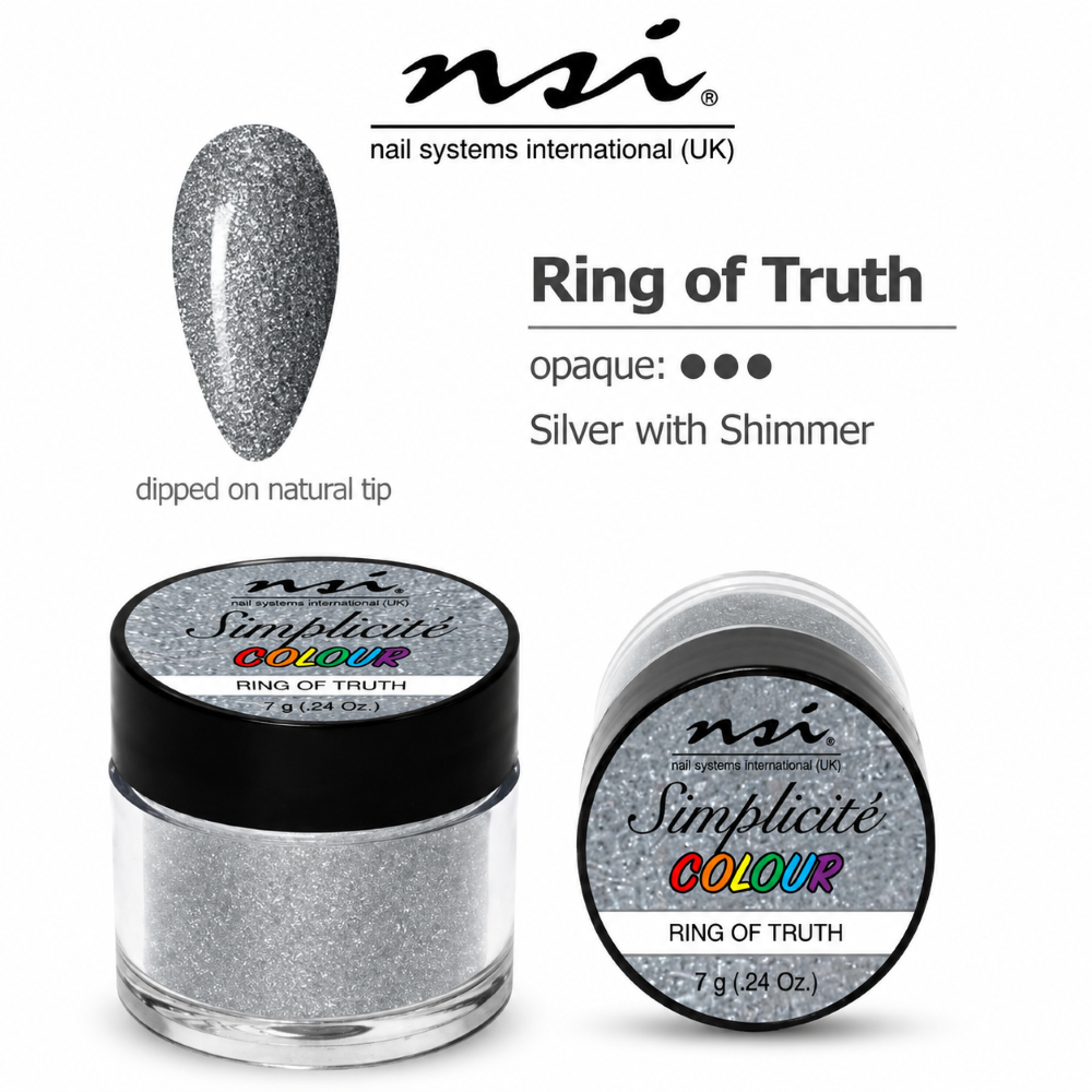 NSI SIMPLICITE COLOURED ACRYLIC POWDER 7g - RING OF TRUTH