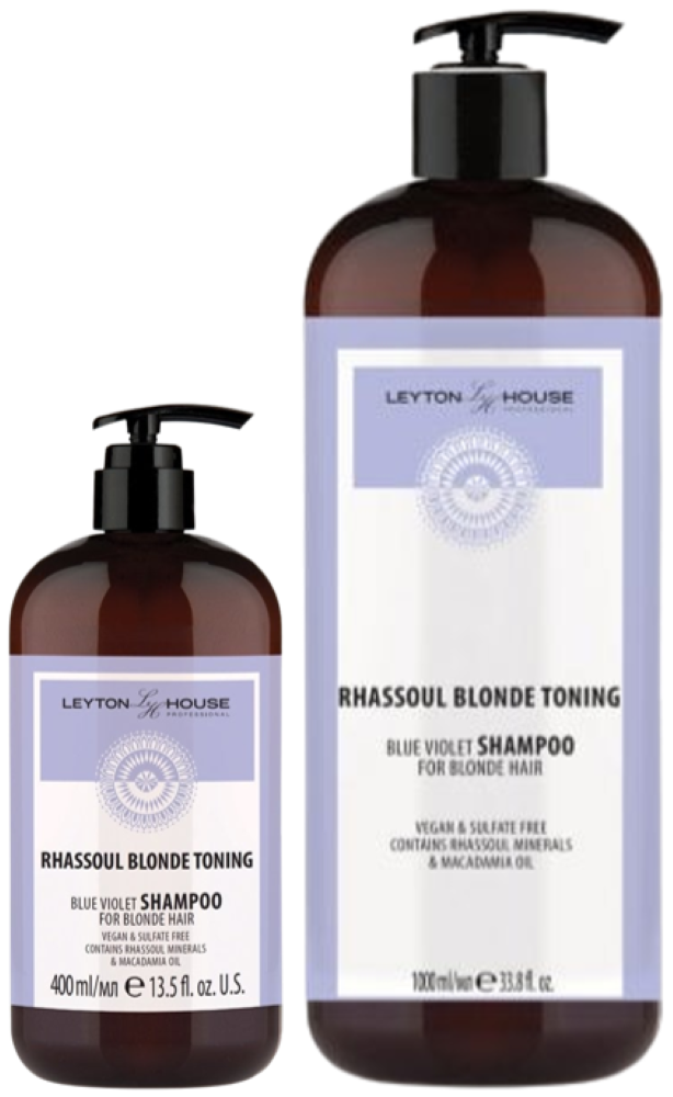LEYTON HOUSE RHASSOUL BLONDE TONING BLUE VIOLET SHAMPOO