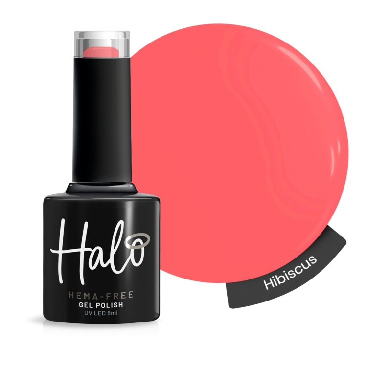 HALO GEL POLISH HIBISCUS - 8ML - (SUMMER NIGHTS) - HEMA FREE