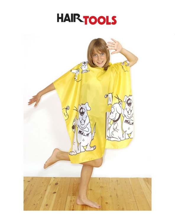 HAIR TOOLS CHILDRENS DOGGY GOWN - YELLOW