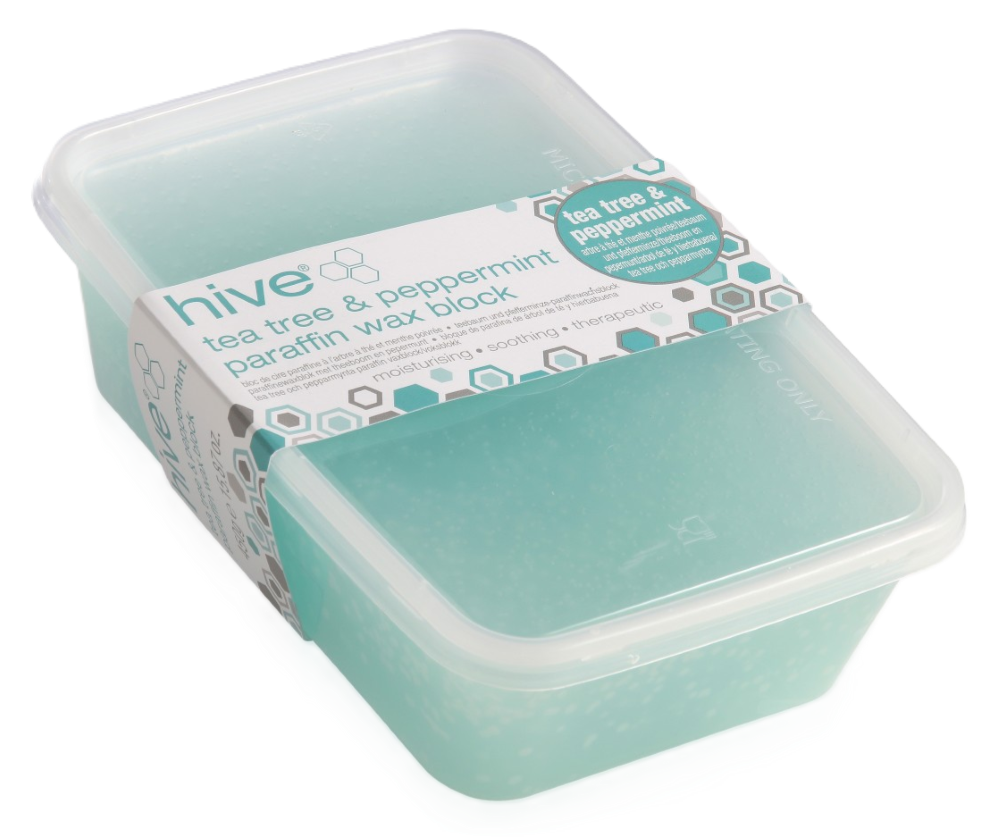 HIVE TEAT TREE, PEPPERMINT & PATCHOULI LOW MELT PARAFFIN WAX BLOCK - 450g