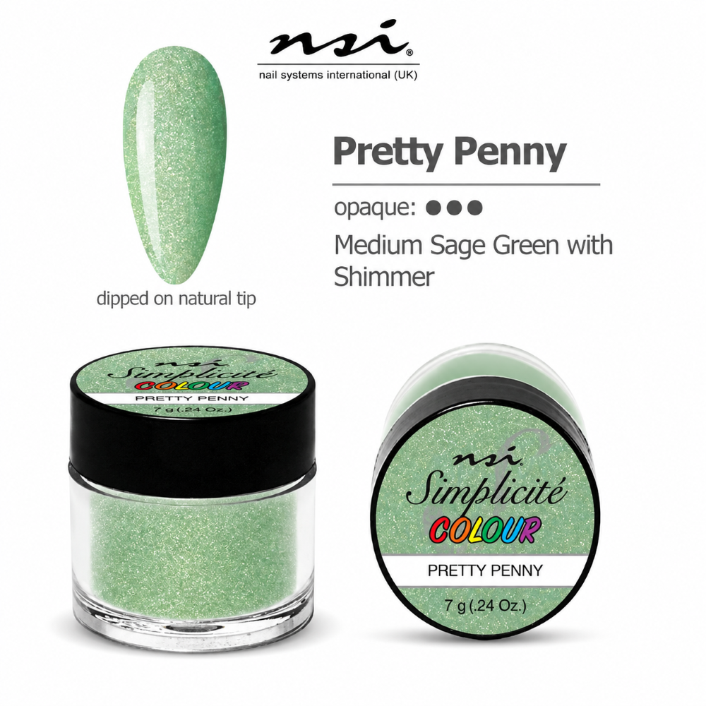 NSI SIMPLICITE COLOURED ACRYLIC POWDER 7g - PRETTY PENNY