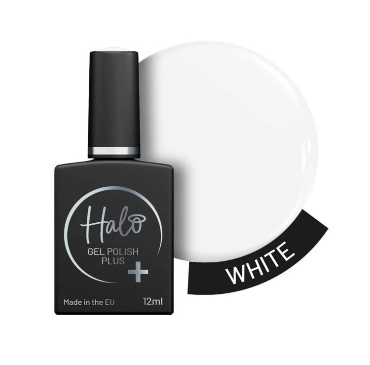 HALO GEL POLISH PLUS WHITE - 12ML - HEMA FREE