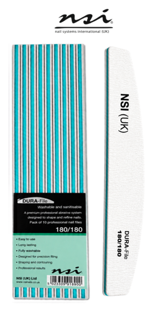NSI DURA-FILE 180/180 GRIT - GREEN