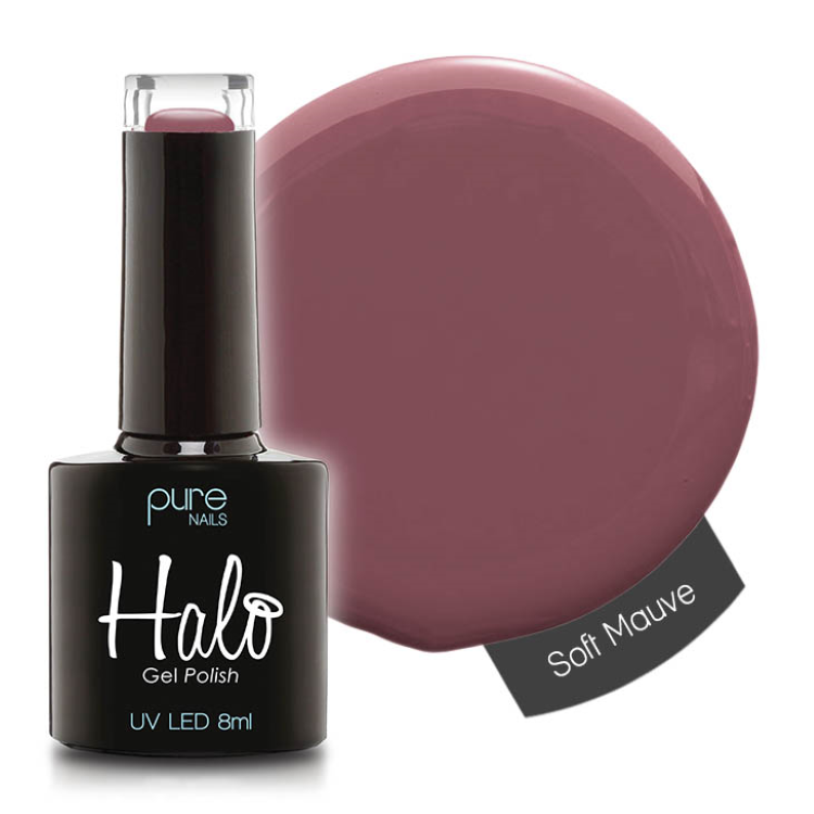 HALO GEL POLISH SOFT MAUVE - 8ML - HEMA FREE