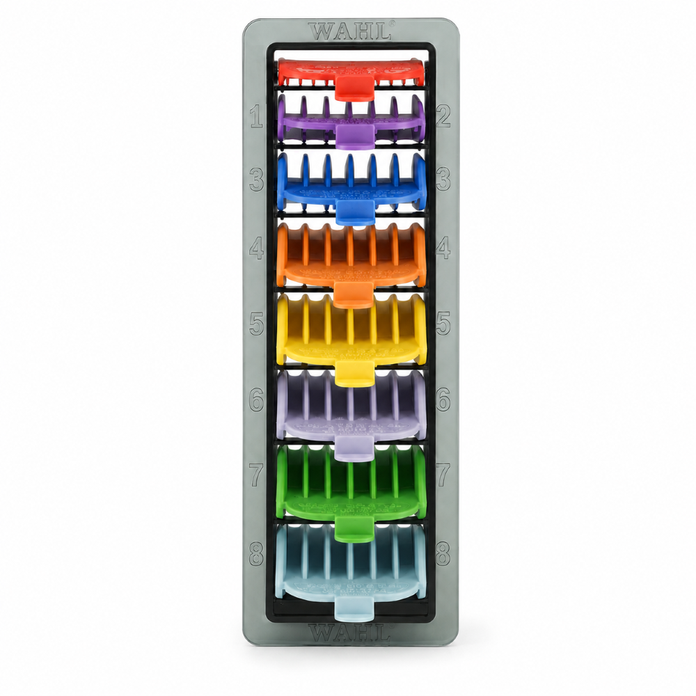 WAHL GUARD SET NO.1-8 - COLOURED