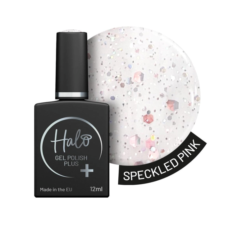 HALO GEL POLISH PLUS SPECKLED PINK - 12ML - HEMA FREE