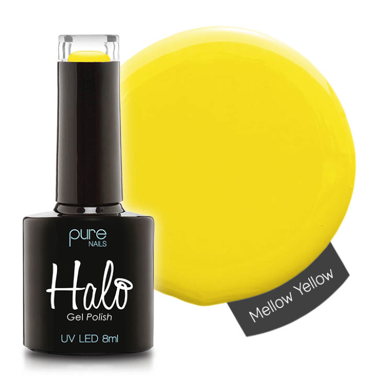 HALO GEL POLISH MELLOW YELLOW - 8ML - HEMA FREE