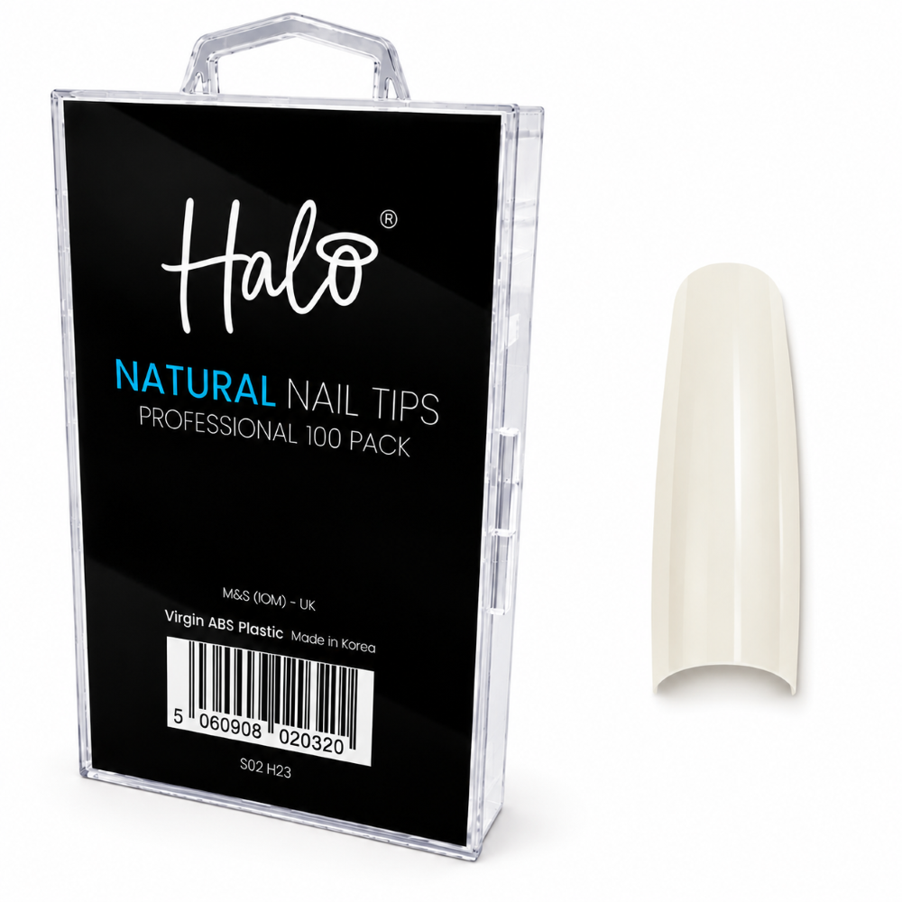 PURE NATURAL TIPS - (100'S) SIZE 1-10