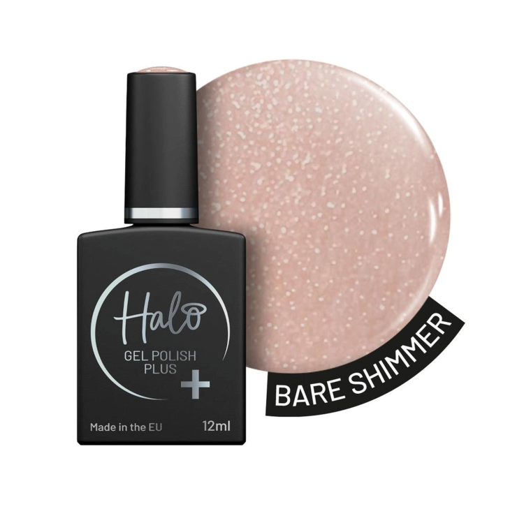HALO GEL POLISH PLUS BARE SHIMMER - 12ML - HEMA FREE