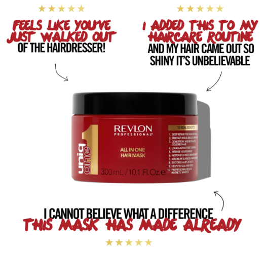 REVLON PROFESSIONAL UNIQUE ONE ALL IN ONE HAIR MASK - 300ml - Image 3