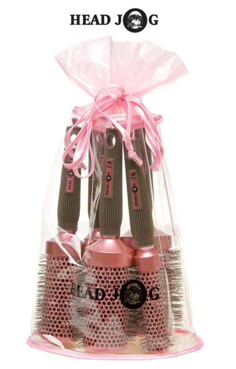 HEAD JOG PINK RADIAL BRUSH SET