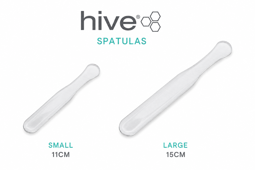 HIVE CLEAR SPATULA WITH HANDLE
