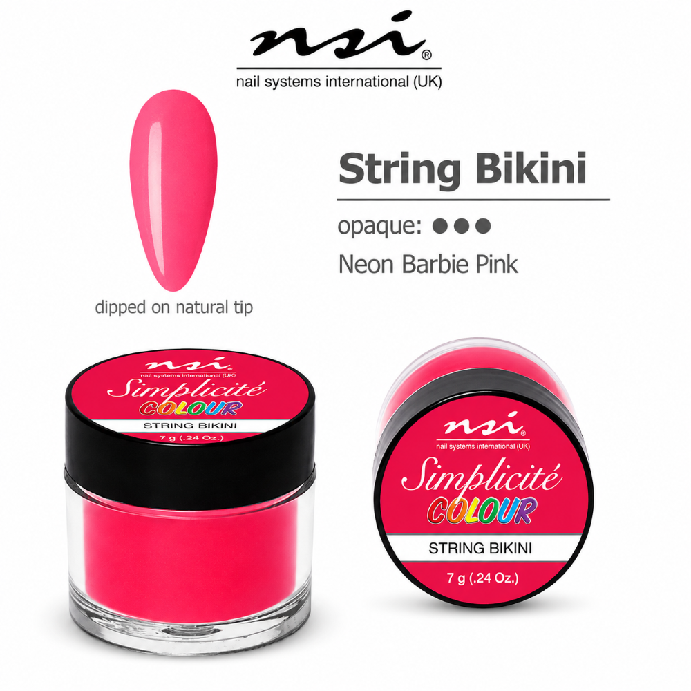 NSI SIMPLICITE COLOURED ACRYLIC POWDER 7g - STRING BIKINI