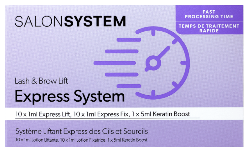 SALON SYSTEM PRE LASH & BROW LIFT EXPRESS - TRIO