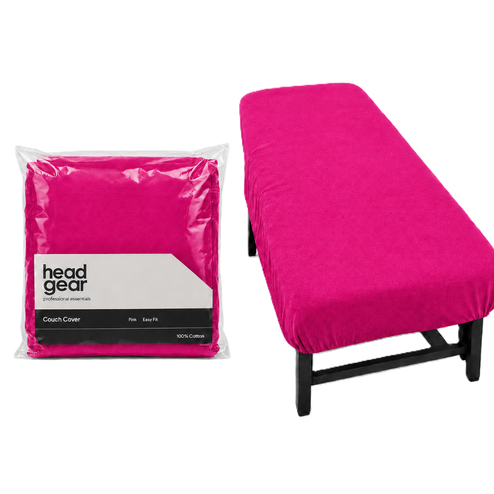 HEAD GEAR TOWELLING COUCH COVER - PINK - NO FACE HOLE