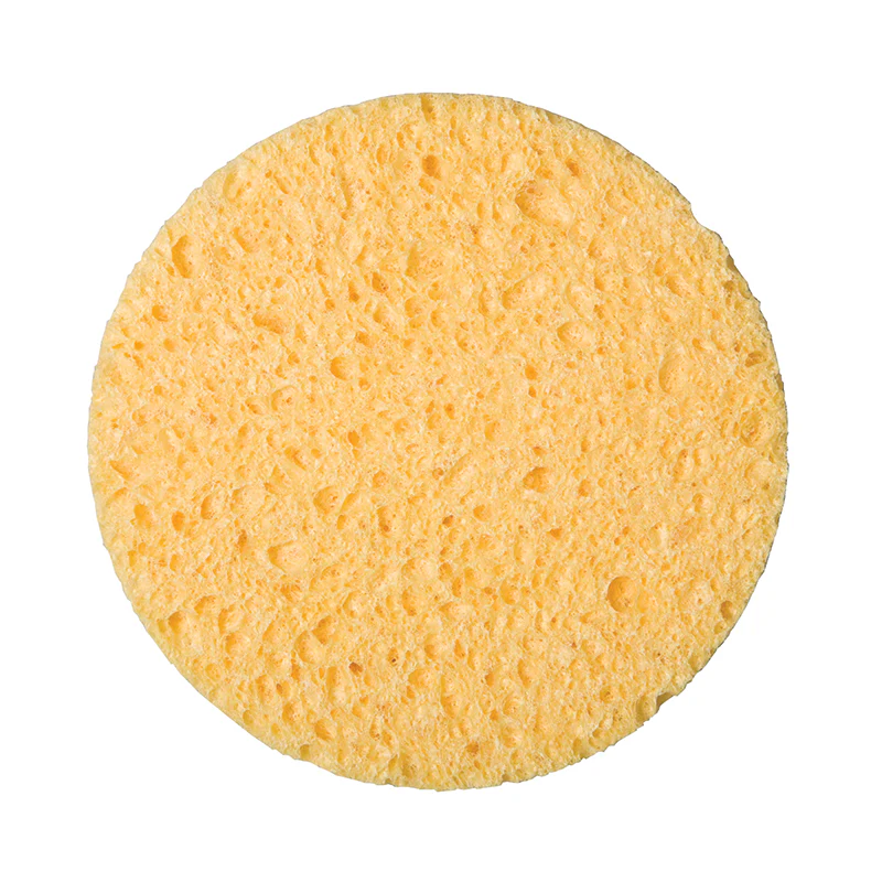HIVE YELLOW CELLULOSE FACIAL SPONGE 10cm - Image 2