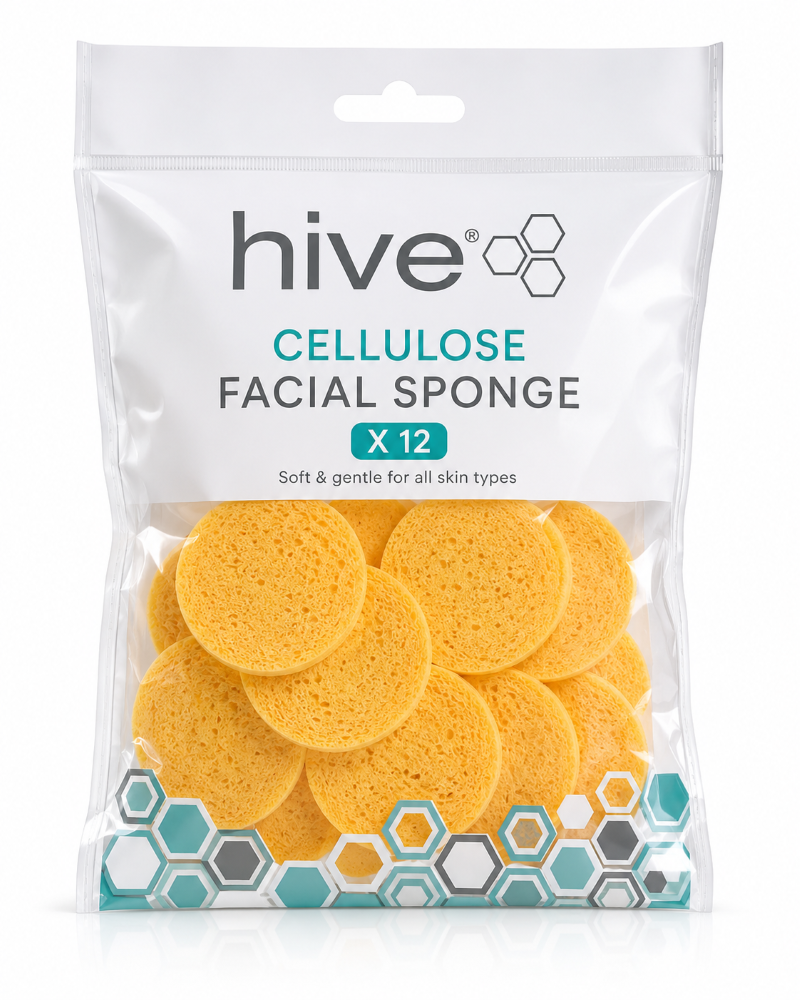 HIVE YELLOW CELLULOSE FACIAL SPONGE 10cm - Image 6