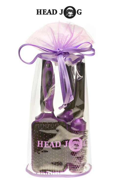 HEAD JOG PURPLE RADIAL BRUSH SET