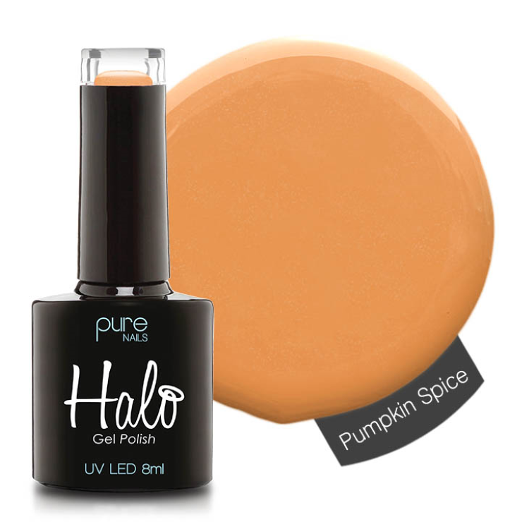 HALO GEL POLISH PUMPKIN SPICE - 8ML - (AUTUMN IN THE AIR) - HEMA FREE