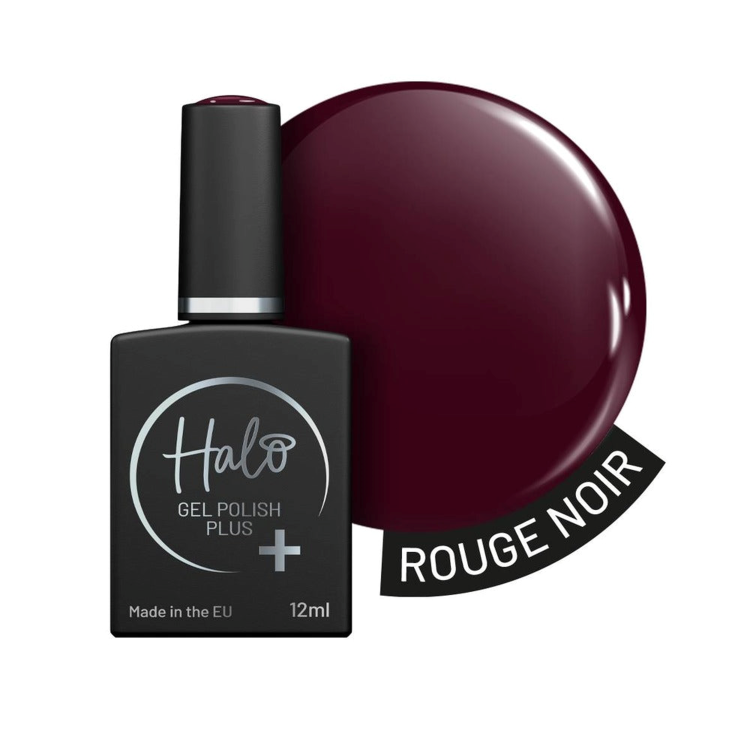 HALO GEL POLISH PLUS ROUGE NOIR - 12ML - HEMA FREE