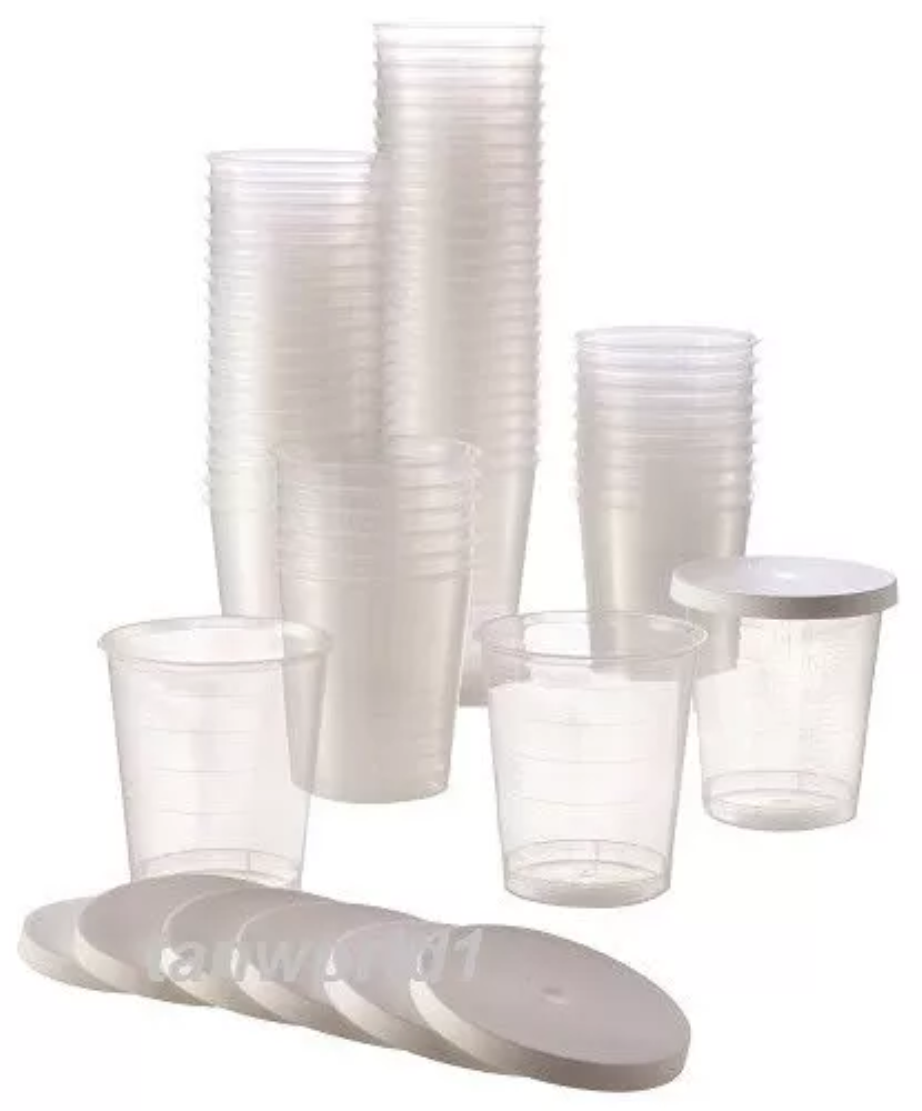 DISPOSABLE CUPS & LIDS (90 PACK)