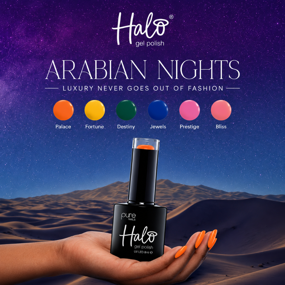 HALO GEL POLISH PALACE - 8ML (ARABIAN NIGHTS) - HEMA FREE - Image 2