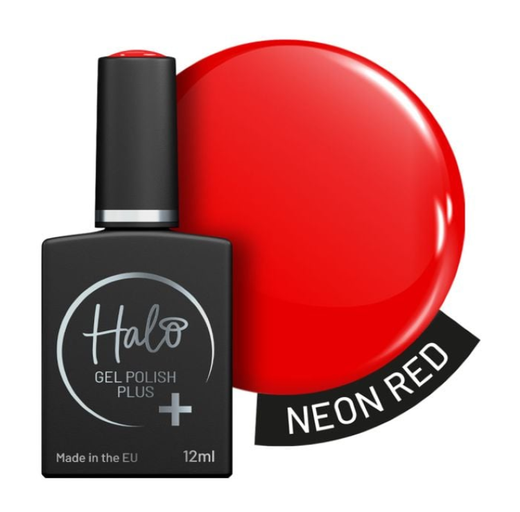 HALO GEL POLISH PLUS NEON RED - 12ML - HEMA FREE