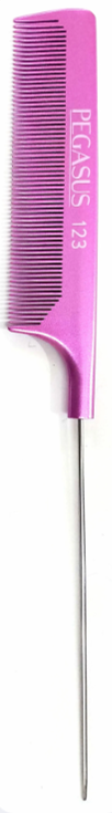 PEGASUS - EXTRA LONG PIN TAIL COMB PINK
