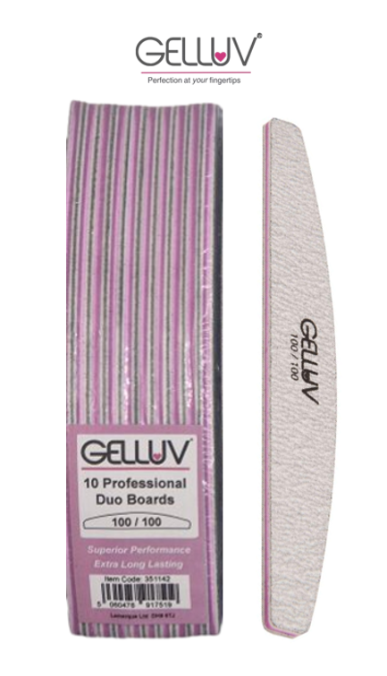 GELLUV DUO BOARDS 100/100 GRIT (PINK)