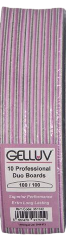 GELLUV DUO BOARDS 100/100 GRIT (PINK) - Image 3