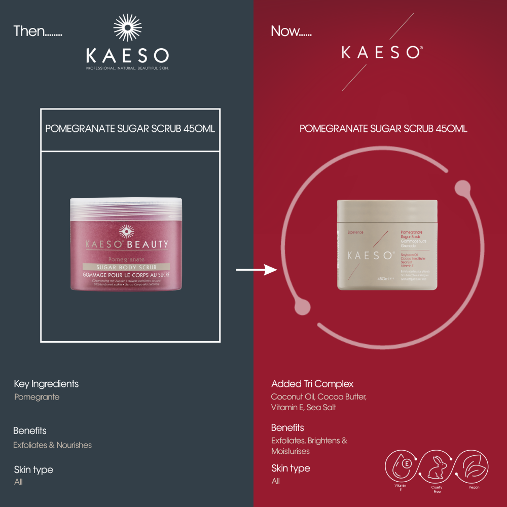 KAESO POMEGRANATE SUGAR BODY SCRUB 450ML - Image 2