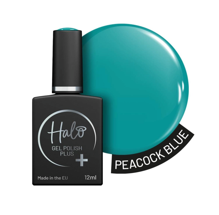 HALO GEL POLISH PLUS PEACOCK BLUE - 12ML - HEMA FREE