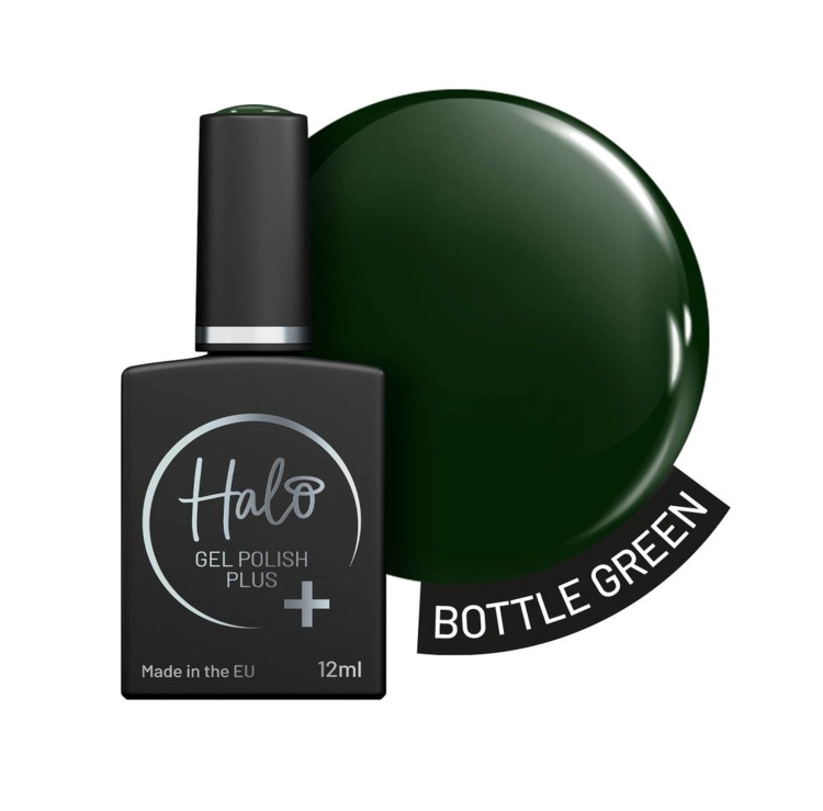 HALO GEL POLISH PLUS BOTTLE GREEN - 12ML - HEMA FREE
