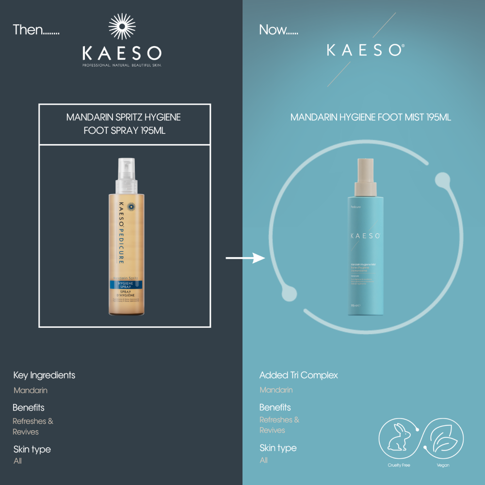 KAESO MANDARIN SPRITZ FOOT SPRAY 195ML - Image 2