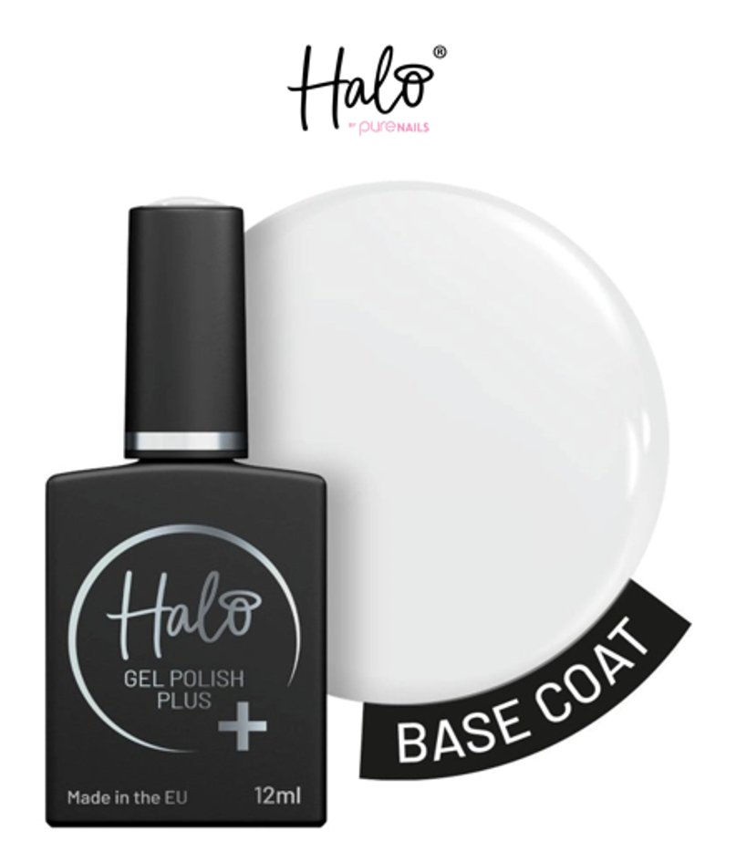 HALO GEL POLISH PLUS BASE COAT - 12ML - HEMA FREE
