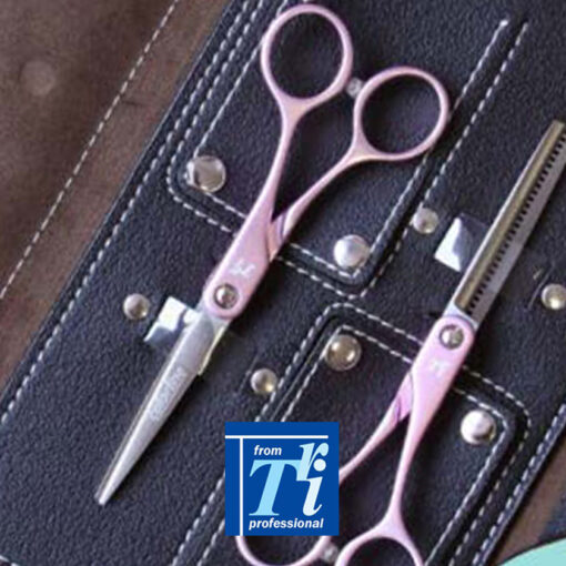 TRI COLOURLINE SCISSOR+THINNER SET PINK