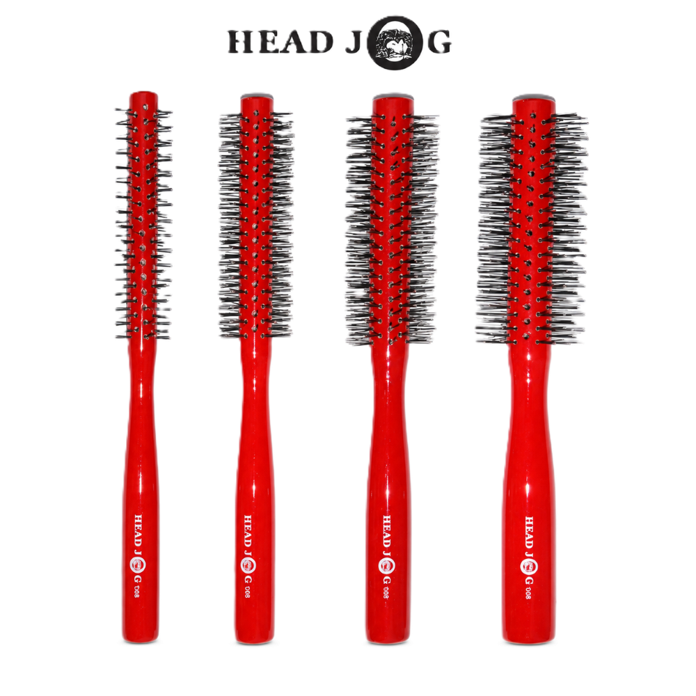 HEAD JOG RED LACQUER RADIAL BRUSH