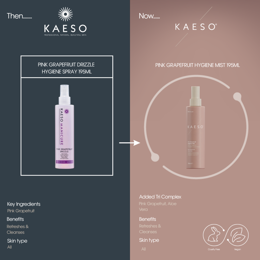KAESO MANICURE PINK GRAPEFRUIT HYGIENE MIST 195ML - Image 2