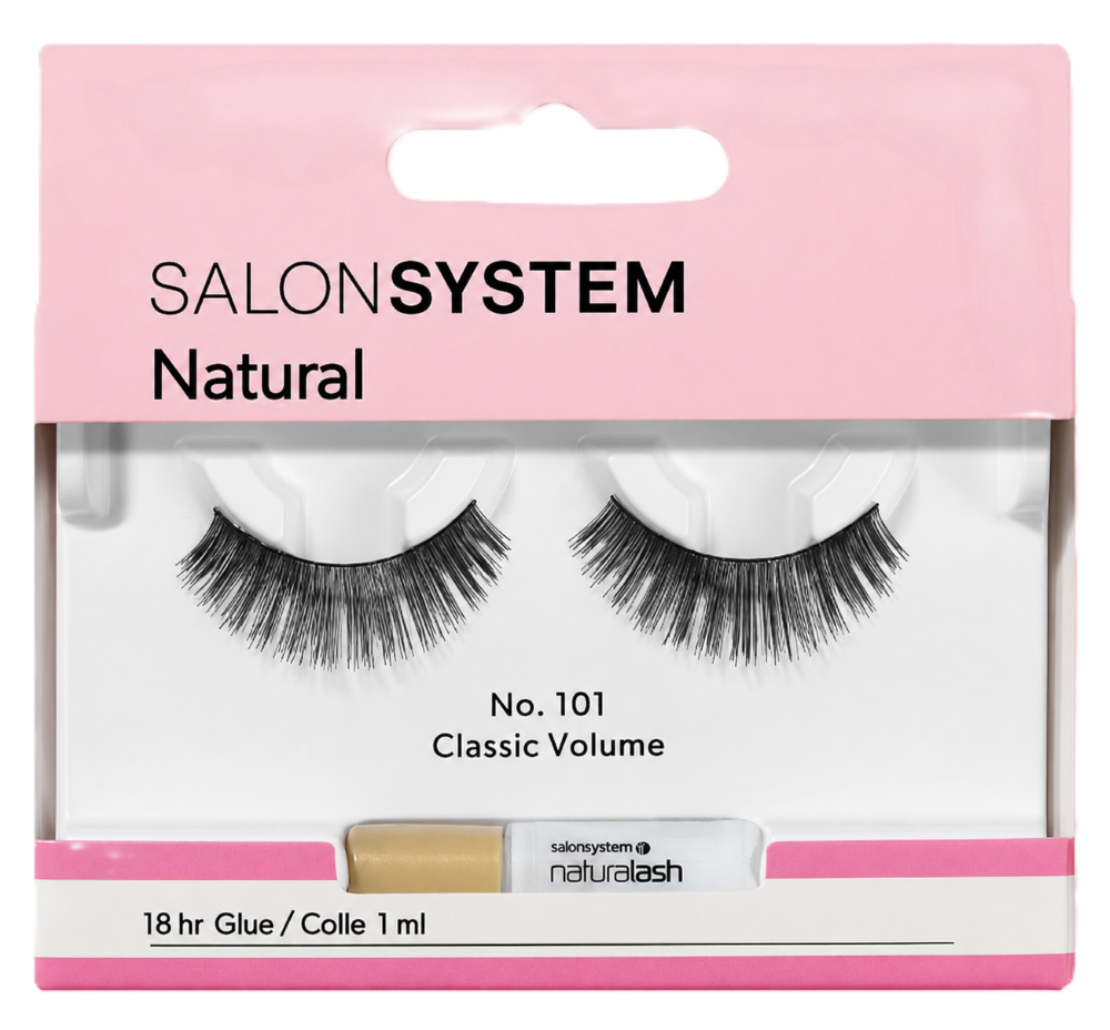 SALON SYSTEM NATURAL STRIP LASH - No.101 CLASSIC VOLUME