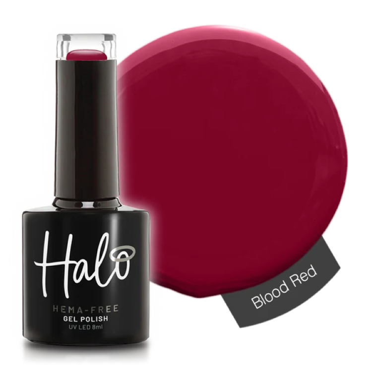 HALO GEL POLISH BLOOD RED - 8ML - HEMA FREE